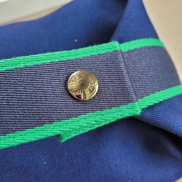 SOLD. 💯 Hermès Toile H large trousse Bride-A-Brac Pouch - Picture 5 of 10